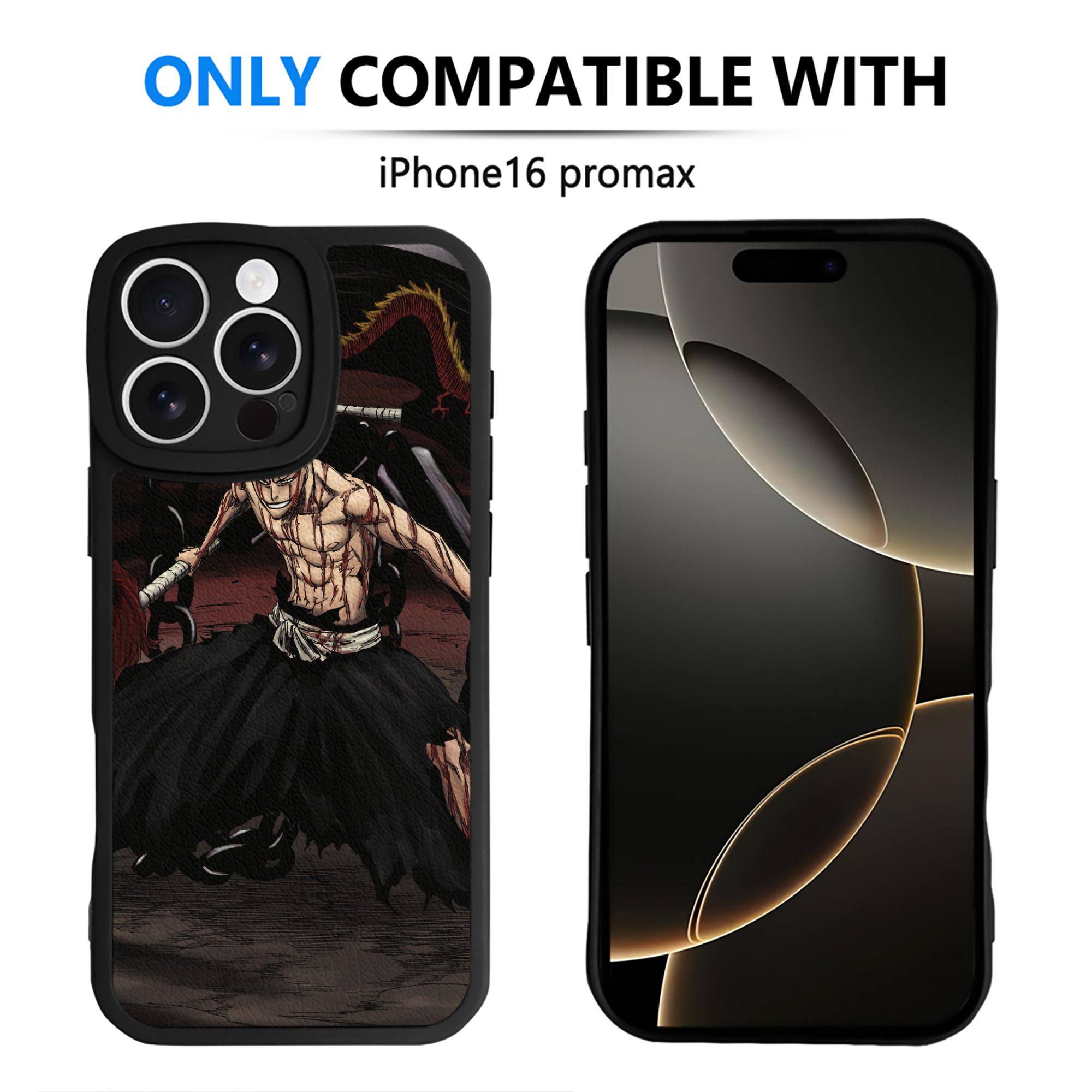 （画像用） ブリーチ BLEACH 【iPhone 16シリーズ対応】シリコンスマホケース（レザー調） 材質：シリコン